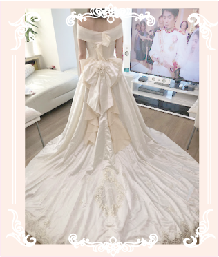 ウェディングドレスのリメイク＆お直し、東京、